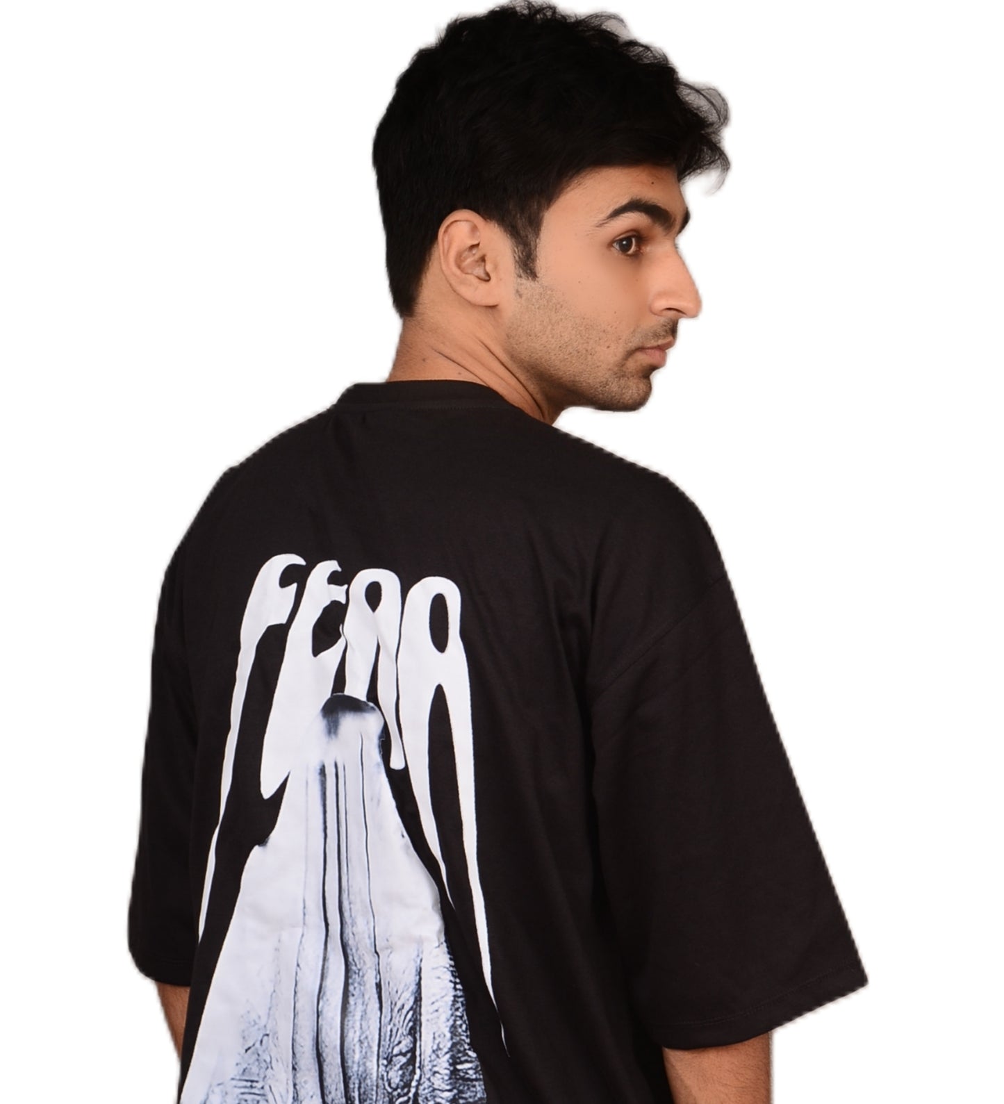 Black Fear Oversized Tee